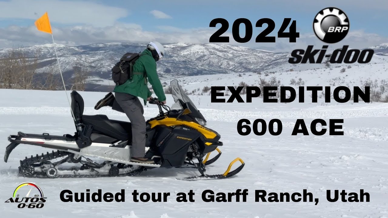 2024 SKIDOO EXPEDITION 600 ACE, guided tour at Garff Ranch, Utah