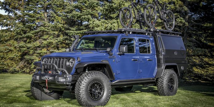 Jeep Gladiator Top Dog Concept; para los amantes de la bicicleta de montaña