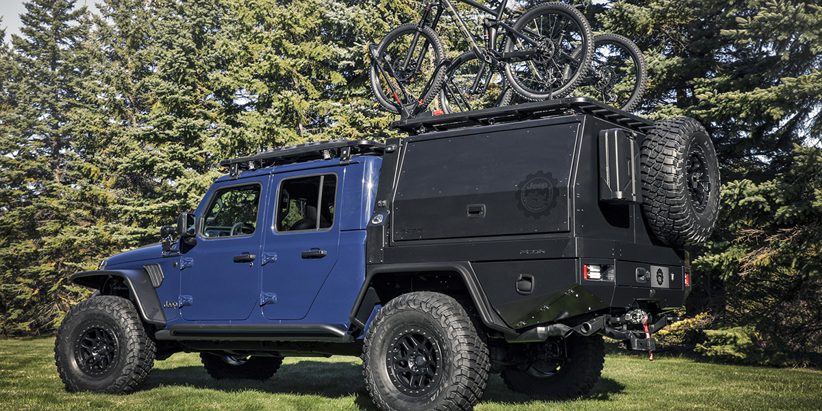 Jeep Gladiator Top Dog Concept; para los amantes de la bicicleta de montaña