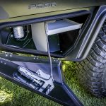 On the passenger-side of the Jeep Top Dog Concept, the PCOR stor
