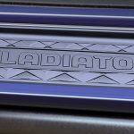 Black door-sill guards feature a raised Gladiator logo and help
