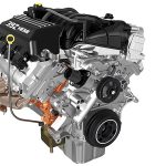 6.4-liter Crate HE6.4-liter Crate HEMI® V-8 engine (Part # 68303090AA) is rated at 485 horsepower and 475 lb.-ft. of torqueMI® V-8 engine (Part # 68303090AA) is rated a