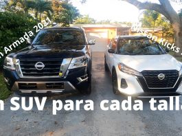 Nissan Armada 2021 - Nissan Kicks 2021 - SUV Extra Large y SUV Extra Small