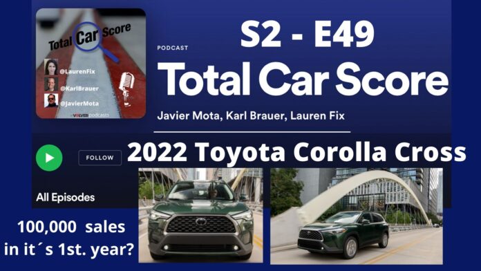 TCS S2-E49 - Toyota is confidente it will sell 100,000 Corolla Cross SUVs in its 1st. year of production