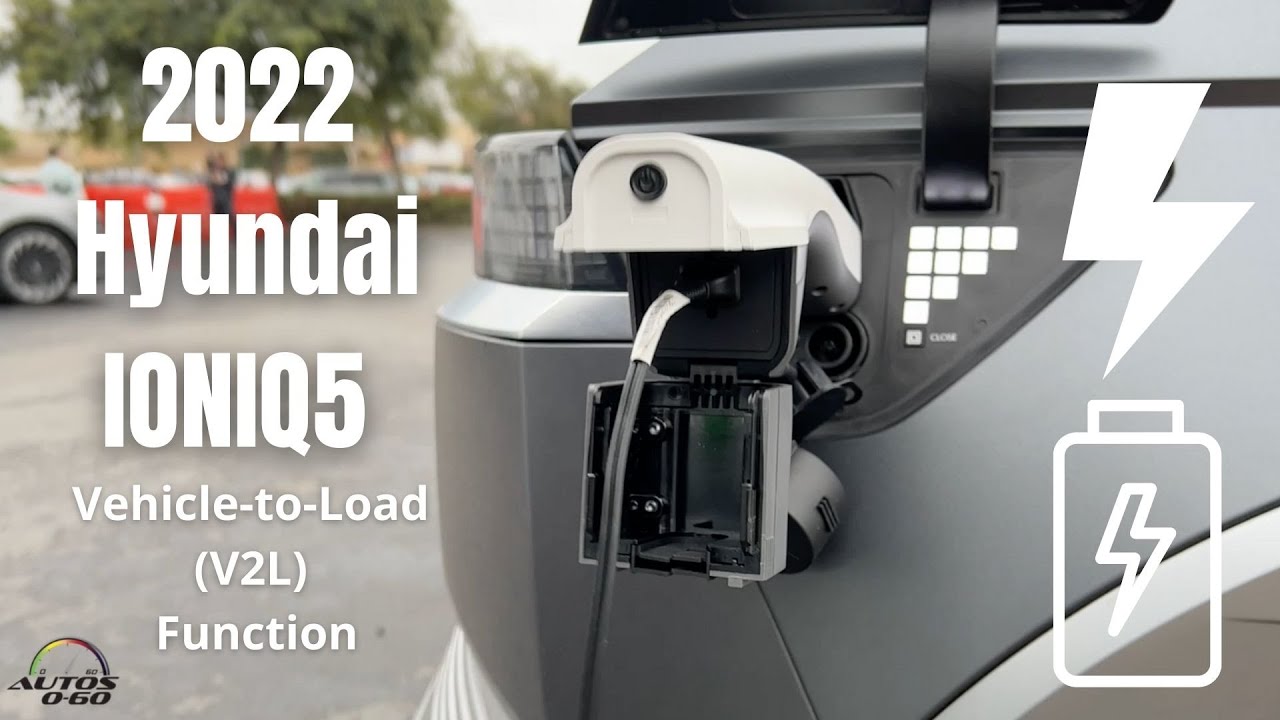 2022 Hyundai IONIQ5 - Vehicle-to-Load (V2L) Function - Autos Javier Mota