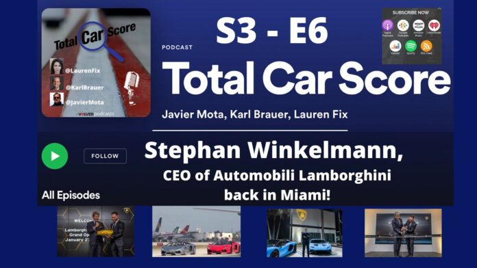 TCS - S3-E6 - Stephan Winkelmann, CEO of Automobili Lamborghini, back in Miami!
