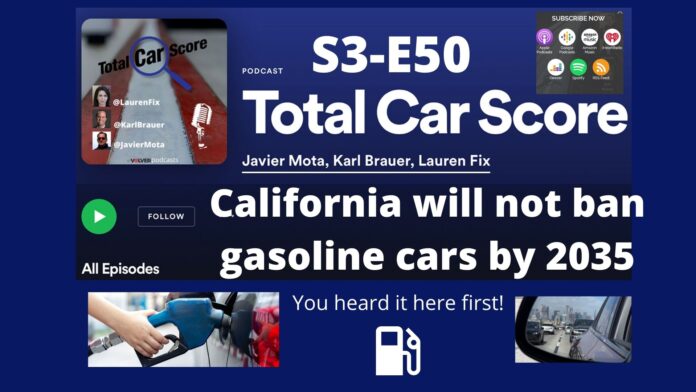 TCS S3-E50 - California will not ban gasoline cars by 2035