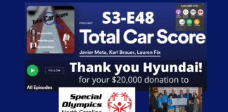 TCS S3-E48 - Hyundai and Hyundai of Asheville donate $20,000 to Special Olympics North Carolina