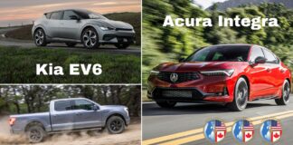 Acura Integra, Ford F-150 Ligthing y KIA EV6, ganadores Premios NACTOY 2023