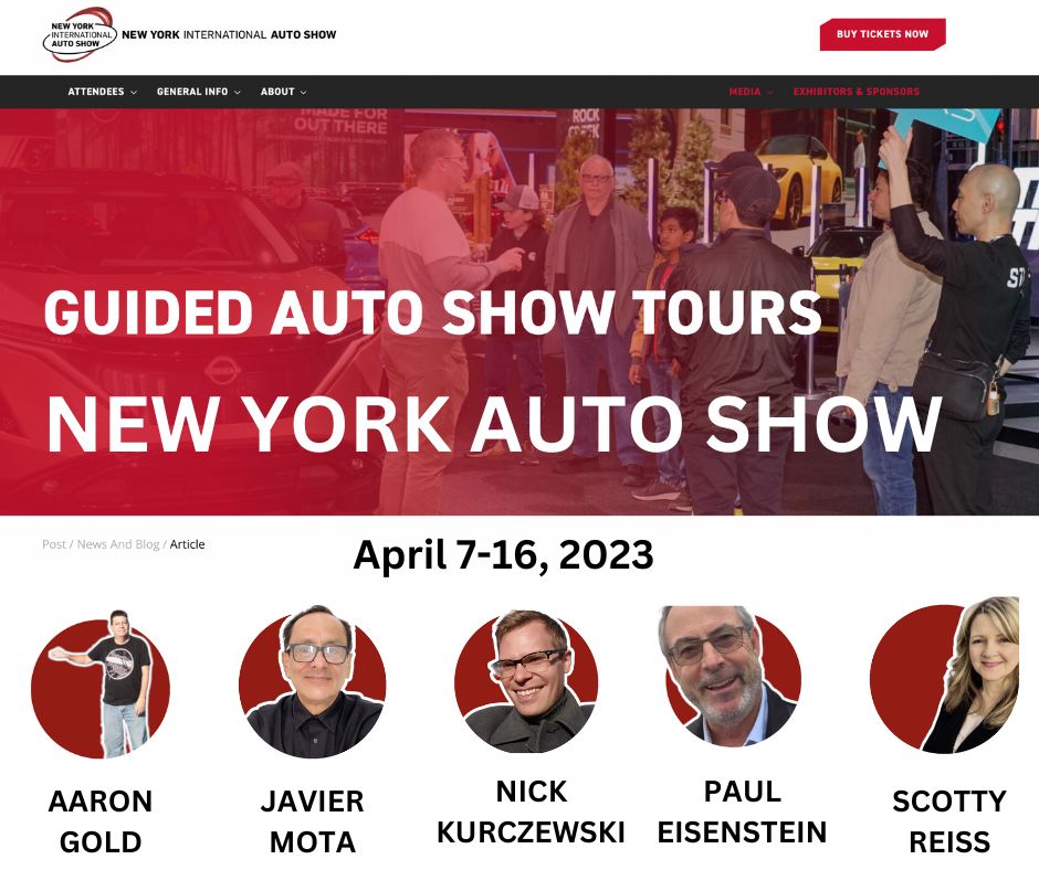 El New York Auto Show 2023 ofrecerá Tours en español por primera vez en su historia