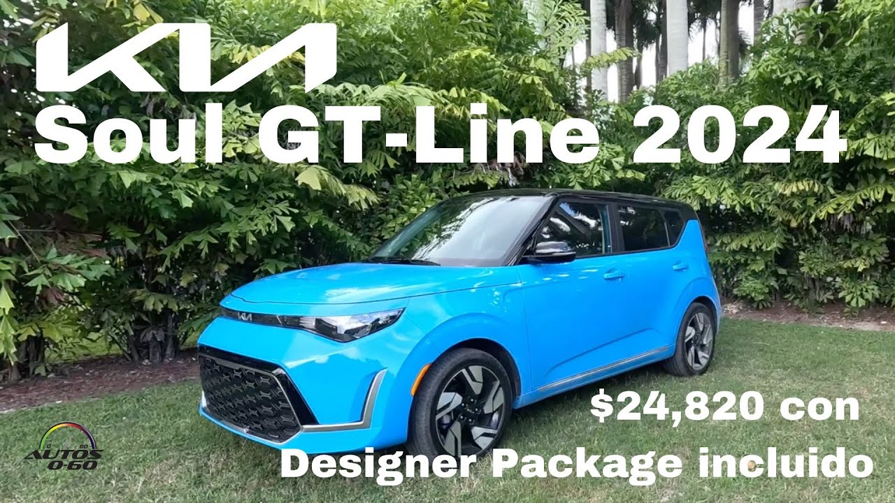 Kia Soul GTLine 2024 24,820 con el Designer Package incluido