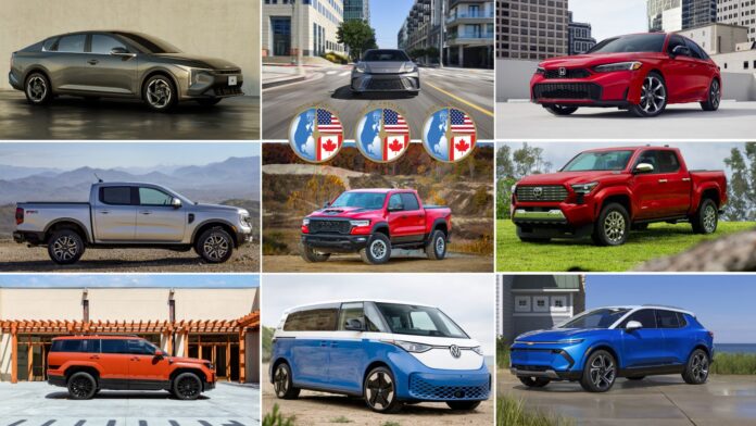 Finalistas para los Premios NACTOY 2025 al auto, camioneta y SUV del año