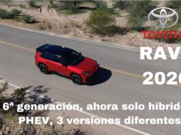 Toyota RAV4 2026 – 6ª generación, ahoea solo híbrido y PHEV, 3 versiones diferentes